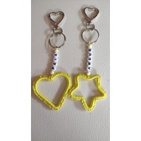 Portes-clés Paix et Amour