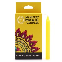 Bougies Magiques - Energie de Bénédiction - Spiritualité et Confiance en Soi - Plexus Solaire