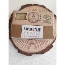 Savon d'Alep 100g parfumé à la fleur d'oranger 