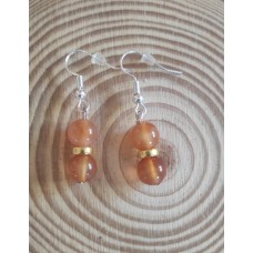 Boucles d'oreilles Cornaline Boucles d'oreilles Cornaline
