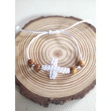 Bracelet Croix blanche