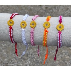 Bracelet shamballa Tournesol