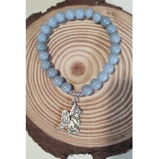 Bracelet Angélite - Protection - Favorise le sommeil 