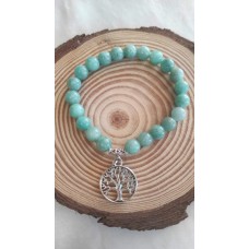 Bracelet Amazonite - Arbre de vie Bracelet Amazonite - Arbre de vie