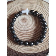 Bracelet Hématite Croix