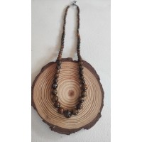 Collier en Oeil de Tigre 