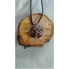 Pendentif Arbre de Vie Oeil de Tigre