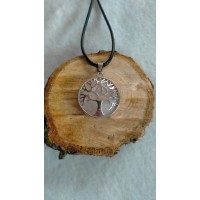 Pendentif Arbre de Vie  Cristal de Roche 