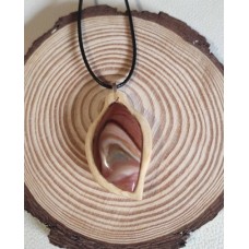Pendentif Jaspe Oeil d'Oiseau 